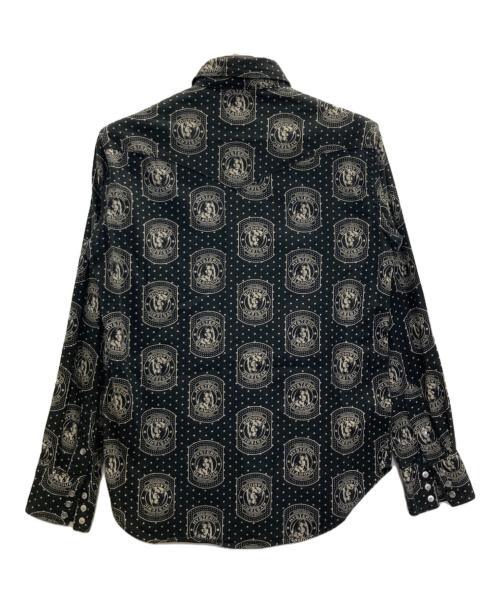 Hysteric Glamour（ヒステリックグラマー）Hysteric Glamour (ヒステリックグラマー) 総柄ウエスタンシャツ ブラック サイズ:Sの古着・服飾アイテム
