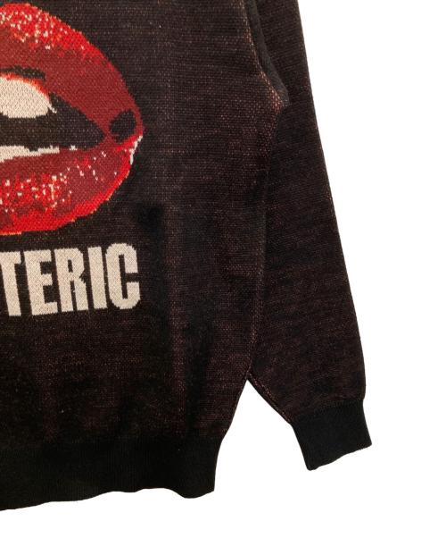 Hysteric Glamour（ヒステリックグラマー）Hysteric Glamour (ヒステリックグラマー) LIPジャカード プルオーバー ブラック サイズ:Sの古着・服飾アイテム