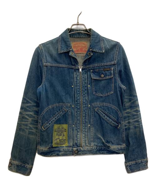Hysteric Glamour（ヒステリックグラマー）Hysteric Glamour (ヒステリックグラマー) ジップアップデニムジャケット ブラック サイズ:Sの古着・服飾アイテム
