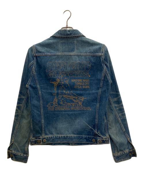 Hysteric Glamour（ヒステリックグラマー）Hysteric Glamour (ヒステリックグラマー) ジップアップデニムジャケット ブラック サイズ:Sの古着・服飾アイテム