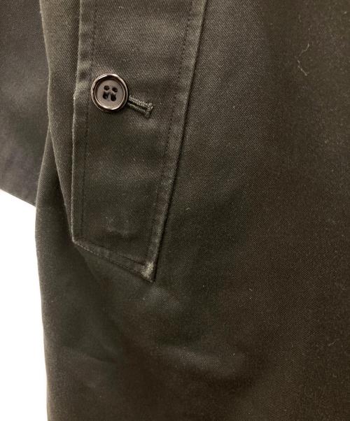 Burberry's（バーバリーズ）Burberry's (バーバリーズ) 裏ノバチェックステンカラーコート ブラック×ベージュ サイズ:表記なしの古着・服飾アイテム