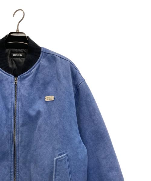WIND AND SEA（ウィンダンシー）WIND AND SEA (ウィンダンシー) WASH CANVAS JACKET ブルー サイズ:Lの古着・服飾アイテム