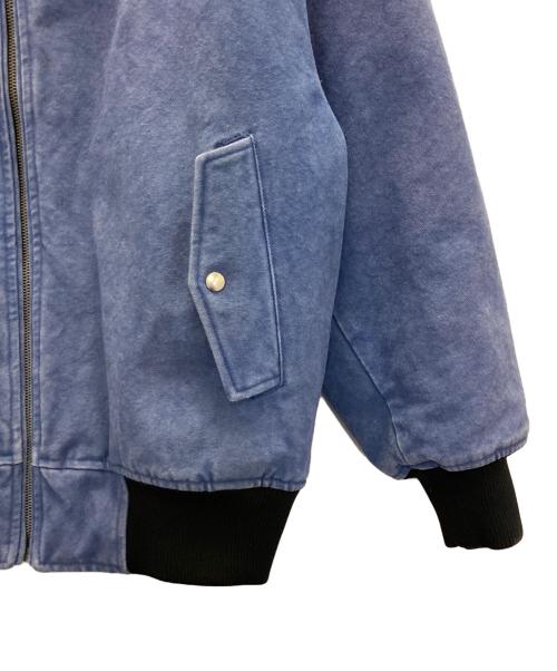 WIND AND SEA（ウィンダンシー）WIND AND SEA (ウィンダンシー) WASH CANVAS JACKET ブルー サイズ:Lの古着・服飾アイテム