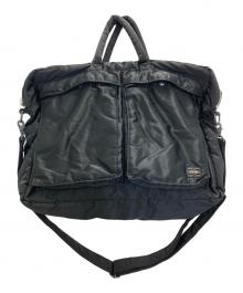 PORTER（ポーター）の古着「TANKER 2WAY OVERNIGHT BRIEFCASE」｜ブラック