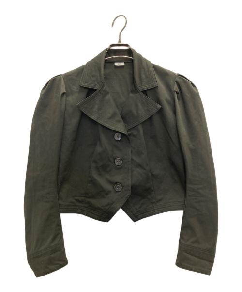 PAN（パン）pan (パン) ORGANIC COTTON TWILL PUFF BLOUSE ブラック サイズ:FREEの古着・服飾アイテム