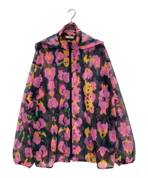 NON TOKYO（ノントーキョー）NON TOKYO (ノントーキョー) プリントメッシュジップアップパーカー マルチカラー サイズ:Ｍの古着・服飾アイテム