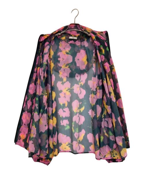 NON TOKYO（ノントーキョー）NON TOKYO (ノントーキョー) プリントメッシュジップアップパーカー マルチカラー サイズ:Ｍの古着・服飾アイテム