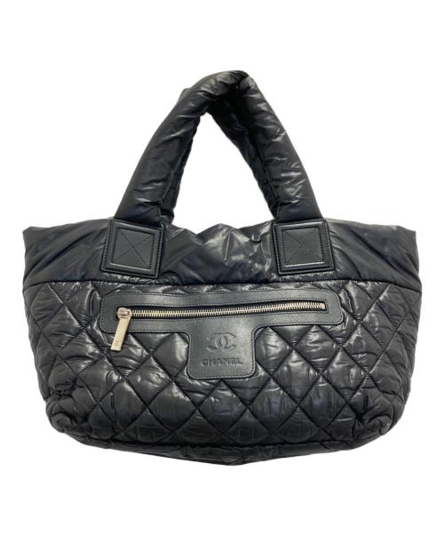 CHANEL（シャネル）CHANEL (シャネル) コココクーン ナイロン キルティング スモールトート ブラックの古着・服飾アイテム