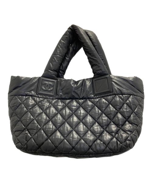 CHANEL（シャネル）CHANEL (シャネル) コココクーン ナイロン キルティング スモールトート ブラックの古着・服飾アイテム