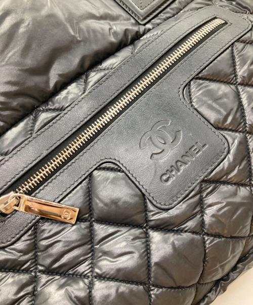 CHANEL（シャネル）CHANEL (シャネル) コココクーン ナイロン キルティング スモールトート ブラックの古着・服飾アイテム