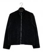 OUR LEGACYアワーレガシー）の古着「SHRUNKEN FULLZIP P0L0」｜ブラック