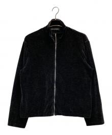 OUR LEGACY（アワーレガシー）の古着「SHRUNKEN FULLZIP P0L0」｜ブラック