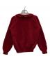 COMME des GARCONS GIRL (コムデギャルソンガール) フリルカラーニットカーディガン レッド サイズ:M：10000円
