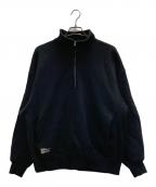 FreshServiceフレッシュサービス）の古着「HEAVY OZ HALF ZIP PULLOVER」｜ブラック
