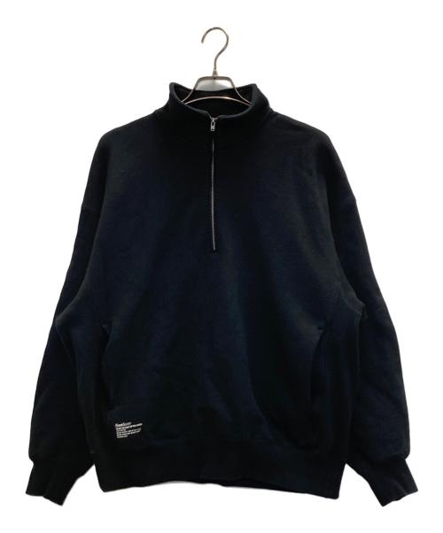 FreshService（フレッシュサービス）FreshService (フレッシュサービス) HEAVY OZ HALF ZIP PULLOVER ブラック サイズ:Ｍの古着・服飾アイテム