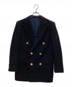 RALPH LAURENラルフローレン）の古着「金釦ダブルジャケット」｜ブラック