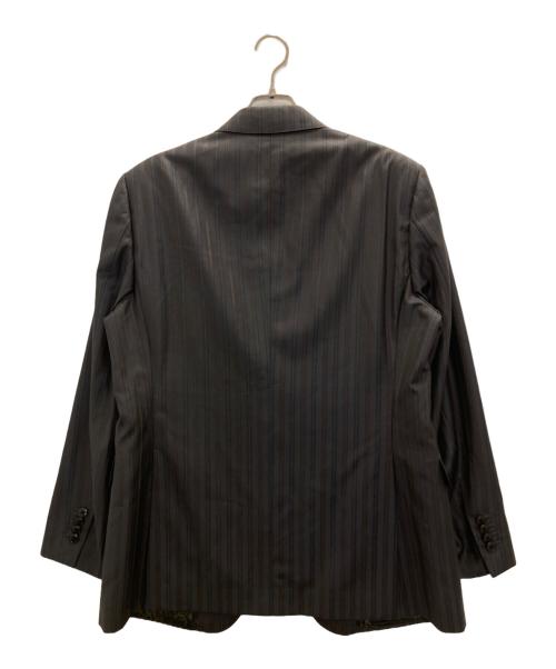 ETRO（エトロ）ETRO (エトロ) ストライプセットアップスーツ グレー サイズ:52の古着・服飾アイテム