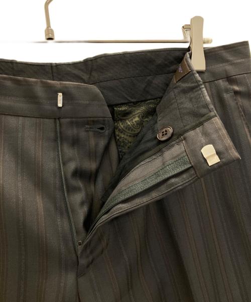 ETRO（エトロ）ETRO (エトロ) ストライプセットアップスーツ グレー サイズ:52の古着・服飾アイテム