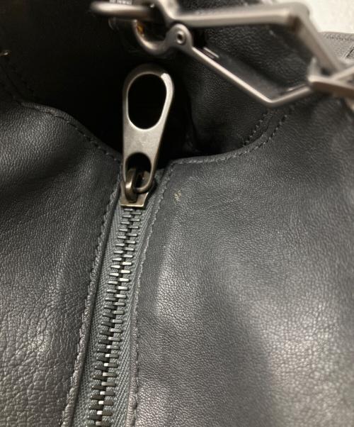 BOTTEGA VENETA（ボッテガベネタ）BOTTEGA VENETA (ボッテガベネタ) 2WAY イントレチャートトートバッグ グレー×ホワイトの古着・服飾アイテム
