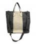 BOTTEGA VENETA (ボッテガベネタ) 2WAY イントレチャートトートバッグ グレー×ホワイト：30000円