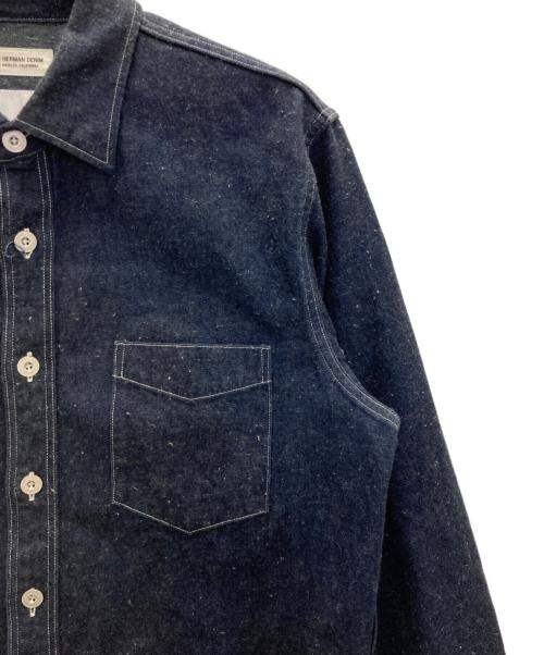 Ron Herman（ロンハーマン）Ron Herman (ロンハーマン) 8オンス ワンウォッシュ デニムシャツ インディゴ サイズ:Ｍの古着・服飾アイテム