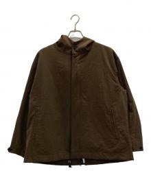 STILL BY HAND（スティルバイハンド）の古着「ナイロンオックスフードブルゾン」｜ブラウン
