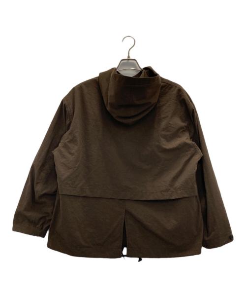 STILL BY HAND（スティルバイハンド）STILL BY HAND (スティルバイハンド) ナイロンオックスフードブルゾン ブラウン サイズ:SIZE46の古着・服飾アイテム