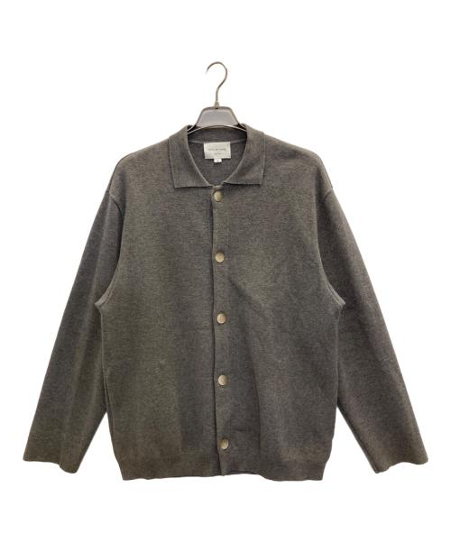 STILL BY HAND（スティルバイハンド）STILL BY HAND (スティルバイハンド) ミラノリブニットジャケットカーディガン グレー サイズ:46の古着・服飾アイテム