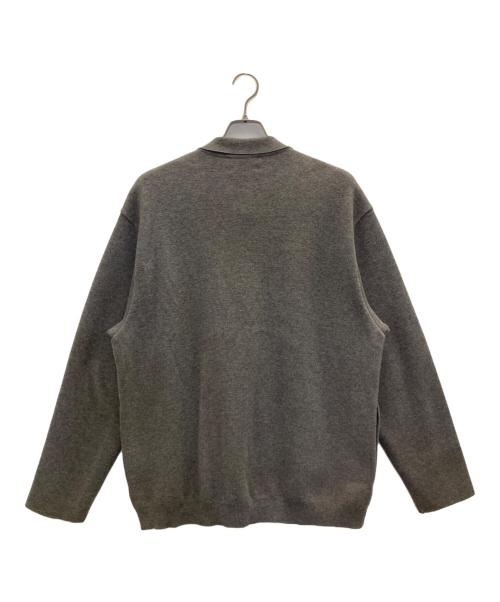 STILL BY HAND（スティルバイハンド）STILL BY HAND (スティルバイハンド) ミラノリブニットジャケットカーディガン グレー サイズ:46の古着・服飾アイテム