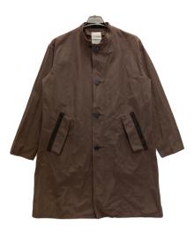STILL BY HAND（スティルバイハンド）の古着「スタンドカラーオーバーコート」｜ブラウン