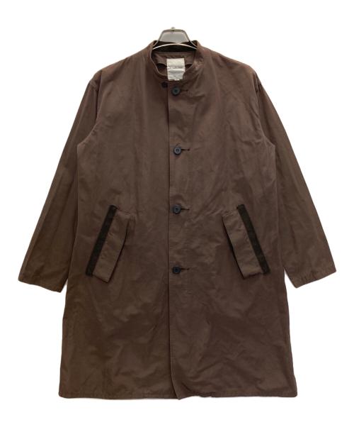 STILL BY HAND（スティルバイハンド）STILL BY HAND (スティルバイハンド) スタンドカラーオーバーコート ブラウン サイズ:46の古着・服飾アイテム