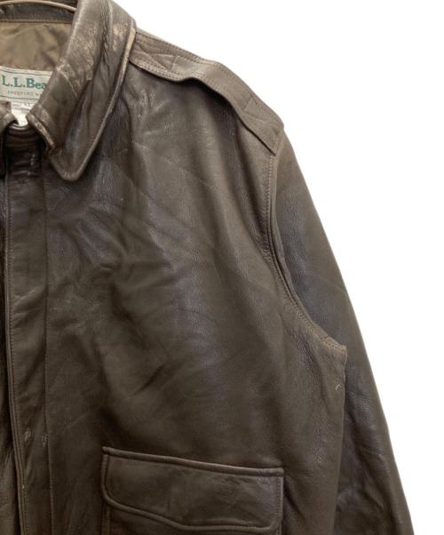 L.L.Bean（エルエルビーン）L.L.Bean (エルエルビーン) A-2フライトジャケット ブラウン サイズ:XLの古着・服飾アイテム