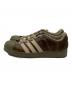 adidas (アディダス) レザースニーカー ブラウン×グリーン サイズ:29㎝：10000円