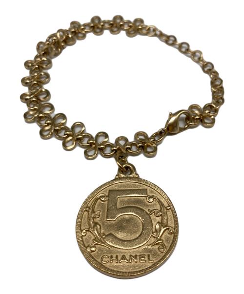 CHANEL（シャネル）CHANEL (シャネル) マドモアゼルコインブレスレット ゴールド サイズ:表記無しの古着・服飾アイテム