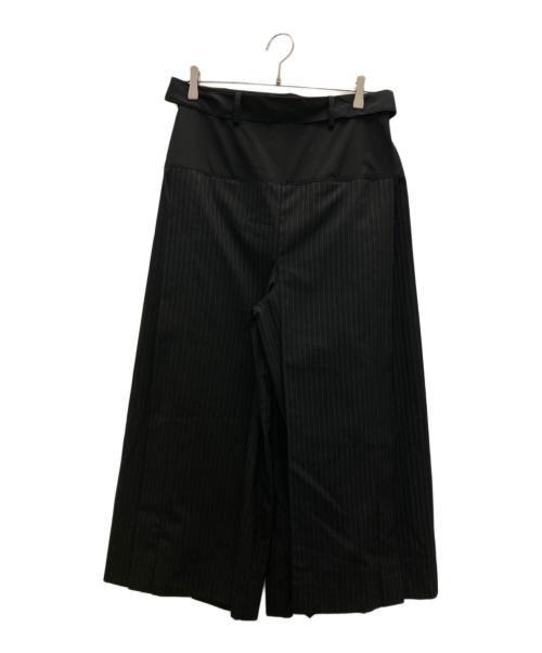 LIMI feu（リミフゥ）LIMI feu (リミフゥ) ベルトデザインウールパンツ ネイビー サイズ:Sの古着・服飾アイテム