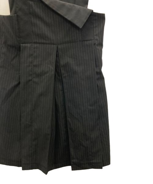 LIMI feu（リミフゥ）LIMI feu (リミフゥ) ストライプN/Sワンピース ブラック サイズ:Sの古着・服飾アイテム