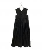 HYKEハイク）の古着「LINEN MAXI DRESS」｜ブラック