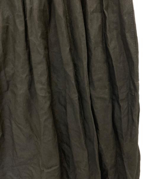 HYKE（ハイク）HYKE (ハイク) LINEN MAXI DRESS ブラック サイズ:1の古着・服飾アイテム