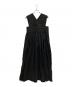 HYKE（ハイク）の古着「LINEN MAXI DRESS」｜ブラック