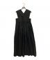 HYKE (ハイク) LINEN MAXI DRESS ブラック サイズ:1：23000円
