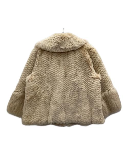 GRACE CONTINENTAL（（グレースコンチネンタル）GRACE CONTINENTAL (グレースコンチネンタル) ラビットファージャケット ベージュ サイズ:Sの古着・服飾アイテム