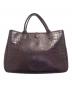 LONGCHAMP (ロンシャン) クロコ型押しハンドバッグ パープル：10000円