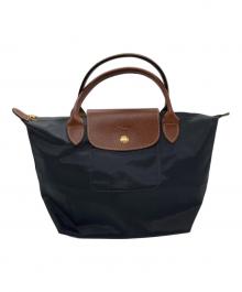 LONGCHAMP（ロンシャン）の古着「オリジナル S トップハンドルバッグ」｜グレー