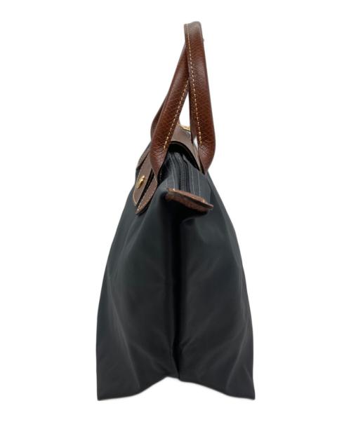 LONGCHAMP（ロンシャン）LONGCHAMP (ロンシャン) オリジナル S トップハンドルバッグ グレーの古着・服飾アイテム