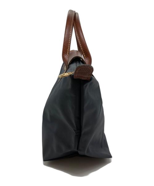 LONGCHAMP（ロンシャン）LONGCHAMP (ロンシャン) オリジナル S トップハンドルバッグ グレーの古着・服飾アイテム