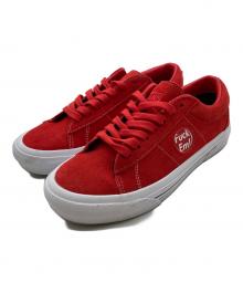 VANS×SUPREME（ヴァンズ×シュプリーム）の古着「ローカットスニーカー」｜レッド