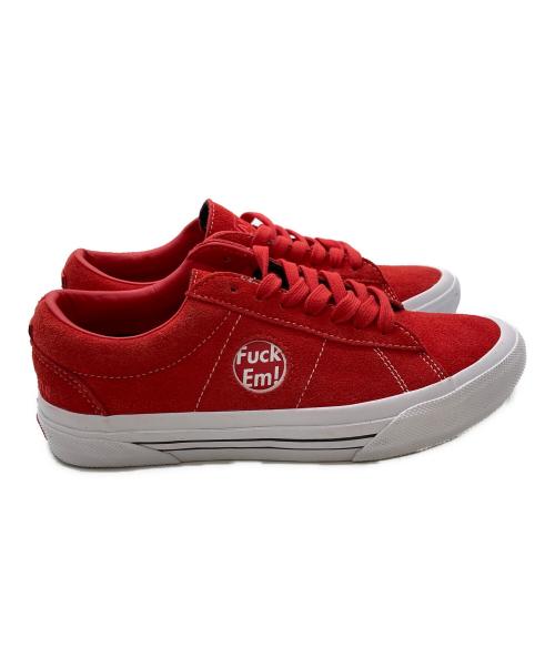 VANS（ヴァンズ）VANS (ヴァンズ) Supreme (シュプリーム) ローカットスニーカー レッド サイズ:24.5㎝の古着・服飾アイテム
