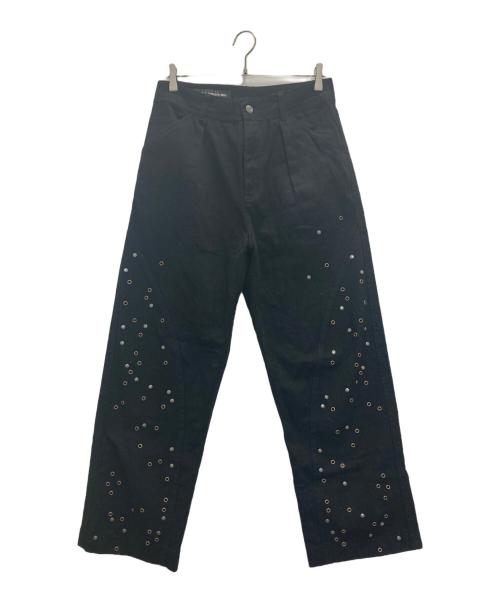 ZARA（ザラ）ZARA (ザラ) ANDERSSON BELL (アンダーソンベル) スタッズ付きスラックス ブラック サイズ:38の古着・服飾アイテム