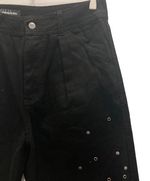 ZARA（ザラ）ZARA (ザラ) ANDERSSON BELL (アンダーソンベル) スタッズ付きスラックス ブラック サイズ:38の古着・服飾アイテム