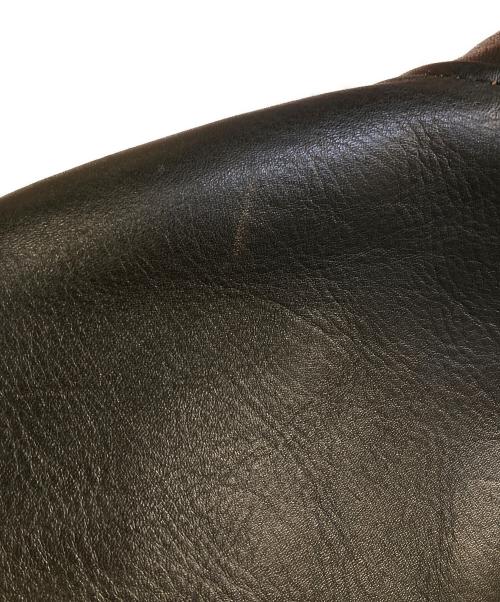 Aero LEATHER（エアロレザー）Aero LEATHER (エアロレザー) ホースハイドシングルライダースジャケット ブラック サイズ:34の古着・服飾アイテム